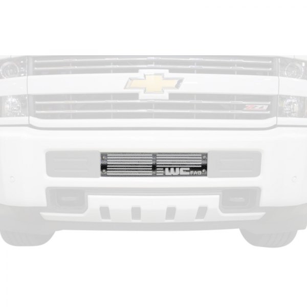 Wehrli Custom Fabrication® - 1-Pc Silver Artery Two Stage Powder Coated Bumper Grille