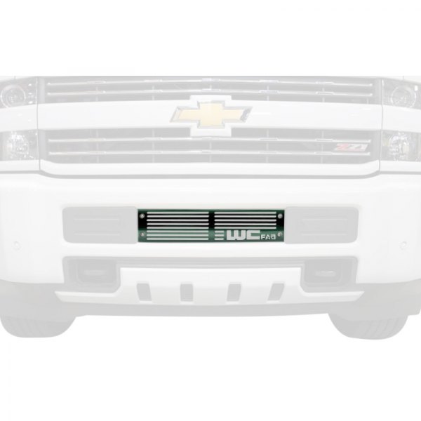 Wehrli Custom Fabrication® - 1-Pc Sparkle Green Two Stage Powder Coated Bumper Grille