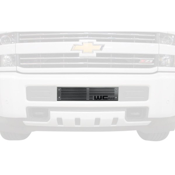 Wehrli Custom Fabrication® - 1-Pc Slate Gray Metallic Two Stage Powder Coated Bumper Grille