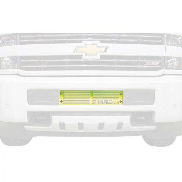 Wehrli Custom Fabrication® - 1-Pc Shocker Yellow Two Stage Powder Coated Bumper Grille