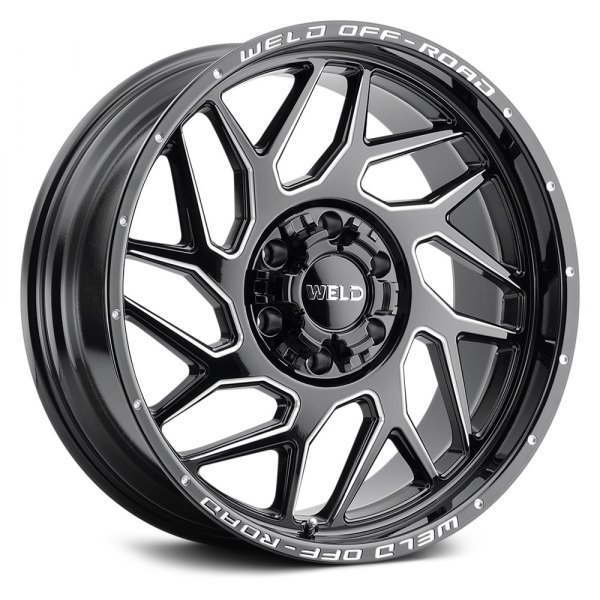WELD OFF-ROAD® - FULCRUM Gloss Black with Milled Accents