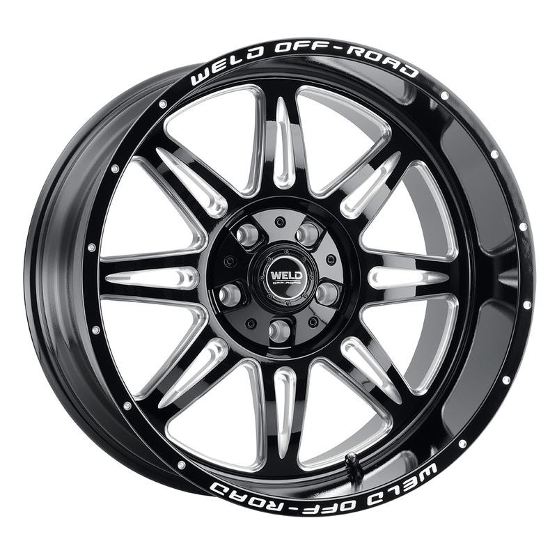 WELD OFF-ROAD® CHEYENNE W132 Wheels - Gloss Black with Milled 