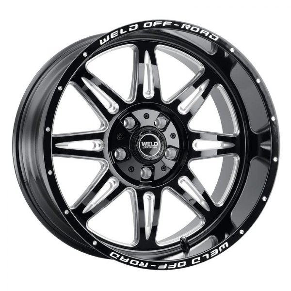 WELD OFF-ROAD® - CHEYENNE W132 Gloss Black with Milled Accents
