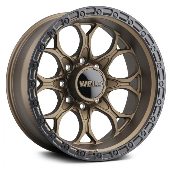 WELD OFF-ROAD® - LEDGE EIGHT W106 Satin Bronze with Black Ring