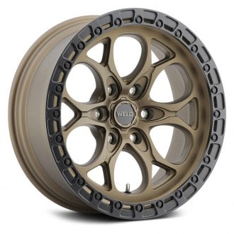 WELD OFF-ROAD® - LEDGE SIX W106 Satin Bronze with Black Ring