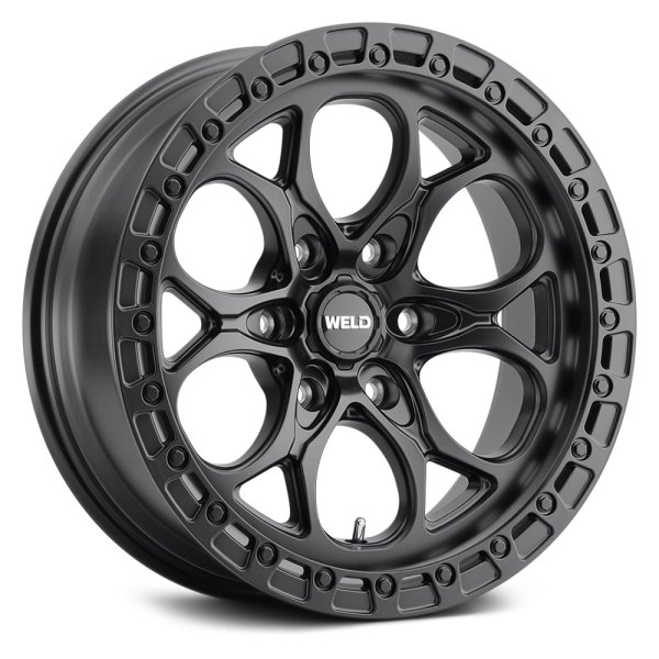 WELD OFF-ROAD® - LEDGE SIX W108 Satin Black with Black Ring