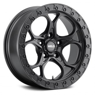 WELD OFF-ROAD® - LEDGE W108 Satin Black with Black Ring