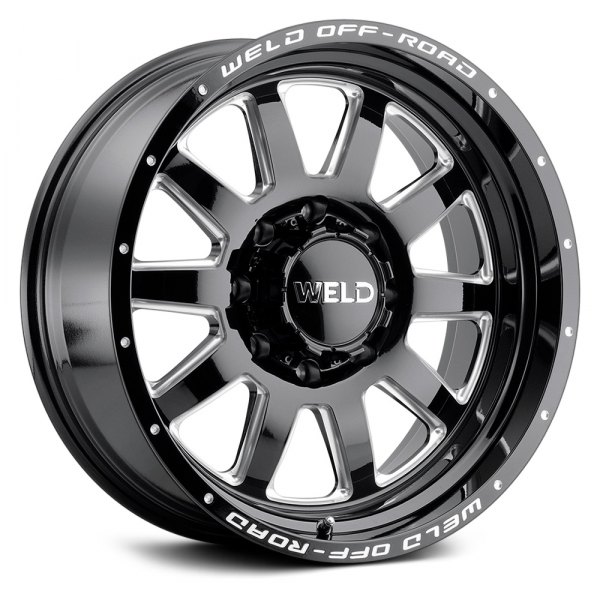 WELD OFF-ROAD® - STEALTH W102 Gloss Black with Milled Accents