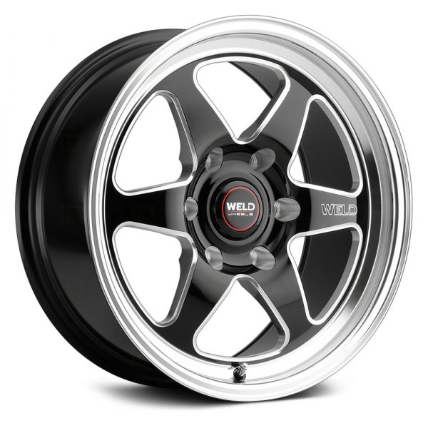 WELD PERFORMANCE® - S106 VENTURA 6 Gloss Black with Milled Accents