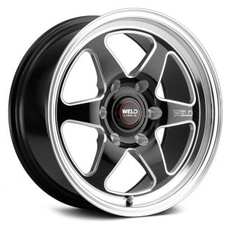 WELD PERFORMANCE® - S106 VENTURA 6 Gloss Black with Milled Accents