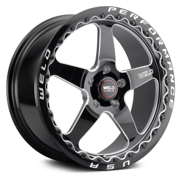 WELD PERFORMANCE® - S904 VENTURA BEADLOCK Gloss Black with Milled Accents