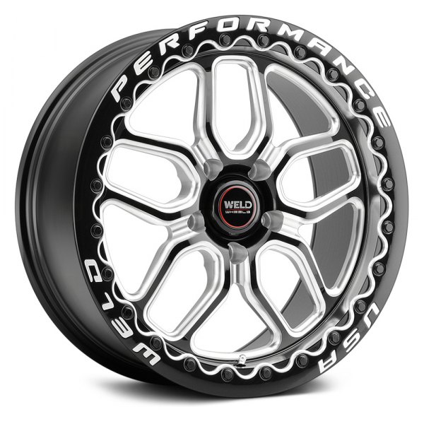 WELD PERFORMANCE® - S907 LAGUNA BEADLOCK Gloss Black with Milled Accents