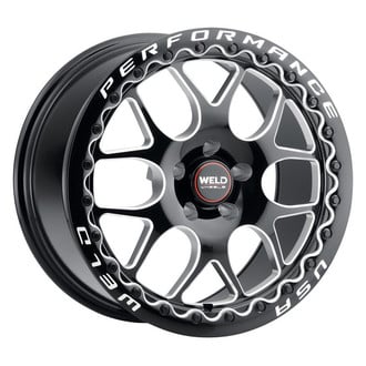 WELD PERFORMANCE® - SOLANA BEADLOCK S910 Gloss Black with Milled Accents