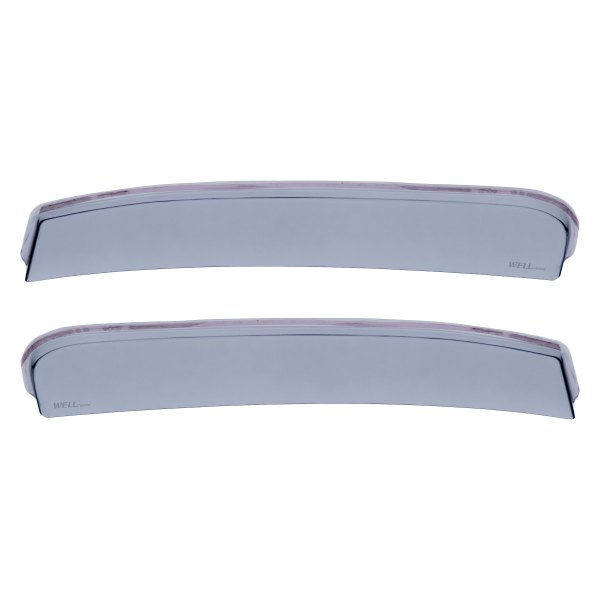 WELLvisors® - In-Channel Smoke Front Window Deflectors