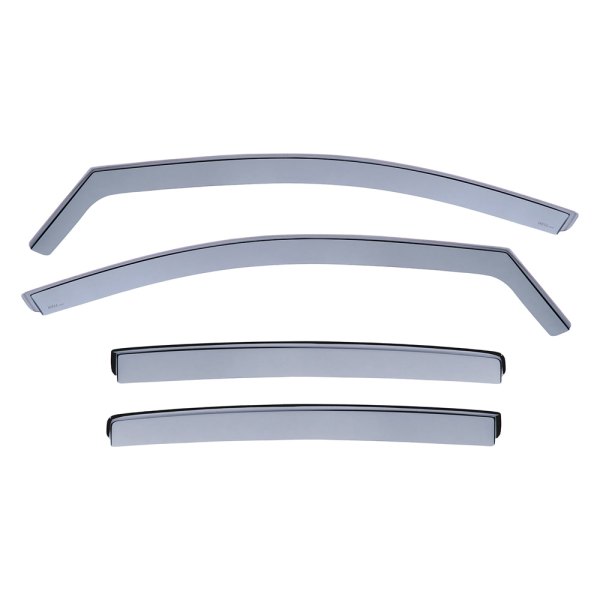 WELLvisors® - In-Channel Smoke Front and Rear Window Deflectors