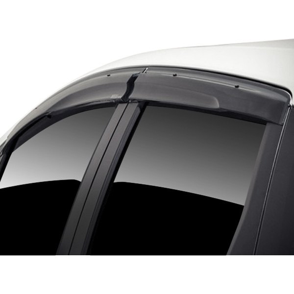 WELLvisors® - Tape-On Aerodyn Series Smoke Front and Rear Side Window Deflectors