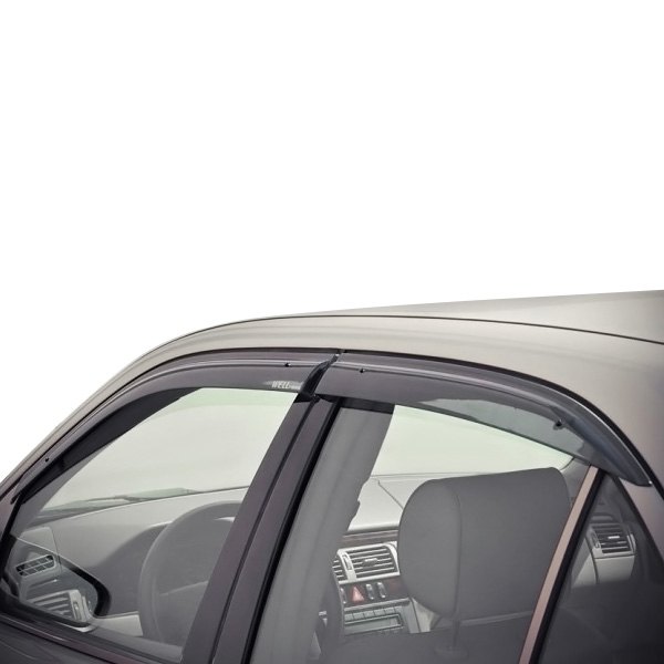 WELLvisors® - Tape-On Premium Series Smoke Front and Rear Side Window Deflectors