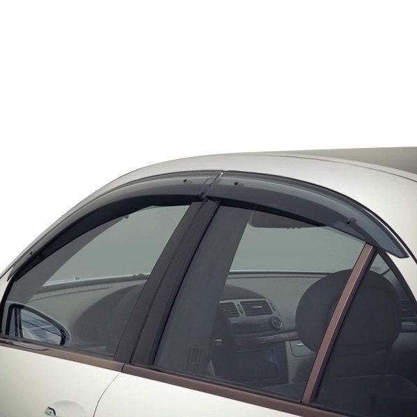 WELLvisors® - Tape-On Premium Series Smoke Front and Rear Side Window Deflectors