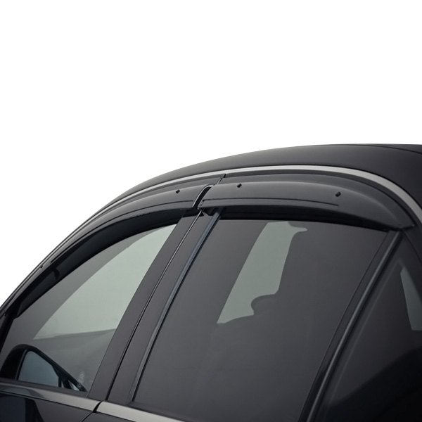 WELLvisors® - Tape-On Premium Series Smoke Front and Rear Side Window Deflectors