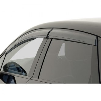 WellVisors Aerodyn Series Side Rain Guard Window Visors Deflectors For 15-Up Porsche Macan 2015 2016 2017 15 16 17