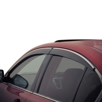 For Subaru Legacy 10-14 Side Window Deflectors Tape-On Smoke Front & Rear Side