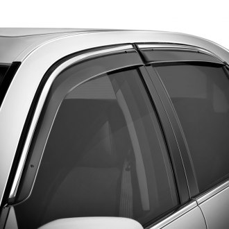 EOS Visors in-Channel Style JDM Smoke Tinted Side Vents Window Deflectors Rain Guard Extreme Online Store for 2007-2011 Honda CR-V CRV