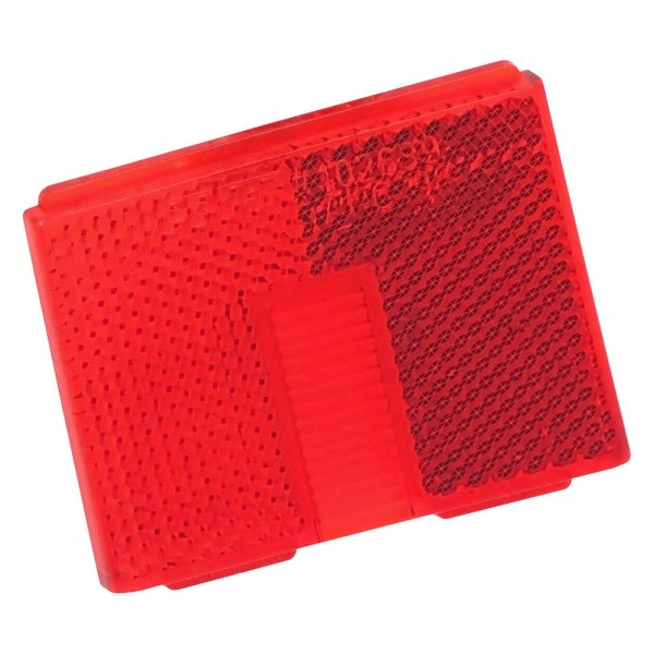Wesbar® - Red Square Surface Mount Lens with Reflex Lens for Clearance Marker Light