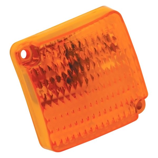 Wesbar® - 2.25" Amber Square Surface Mount Lens for Clearance Marker Light