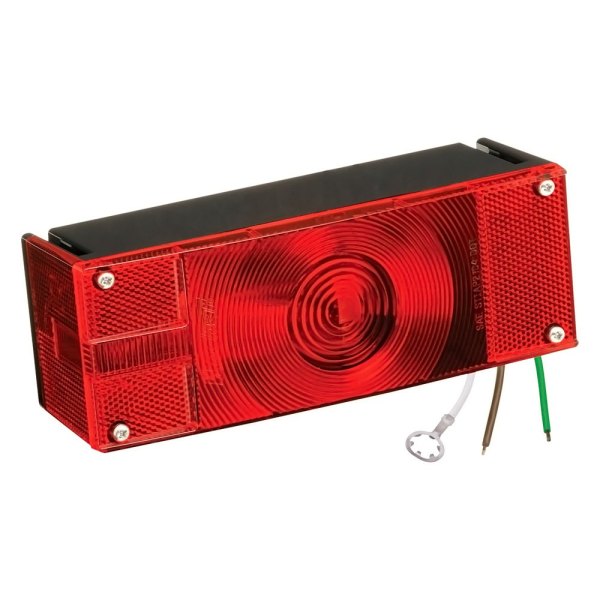 Wesbar® - Driver Side Low Profile Waterproof 8-Function Rectangular Tail Light