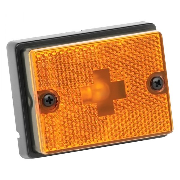 Wesbar® - 3.1"x2.4" Stud-Mount Base Rectangular Clearance Marker Light