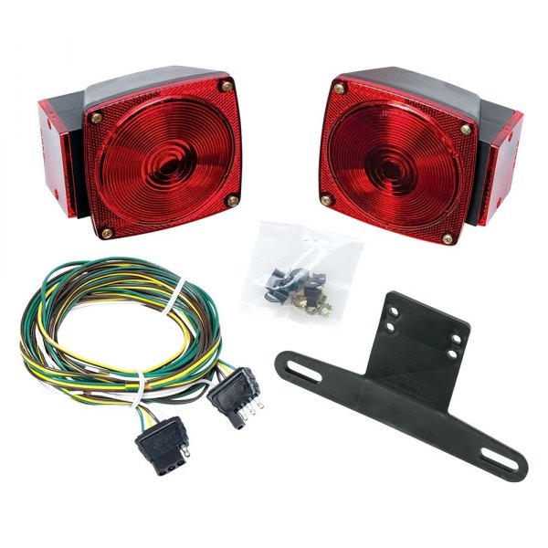 Wesbar® - Driver and Passenger Side 80 Series Square Tail Light