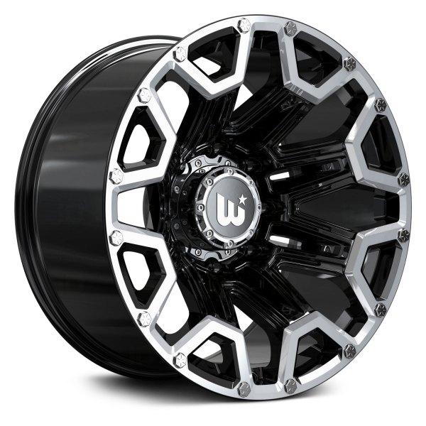 WESTERN® - BLAZE Gloss Black with Milled Spokes