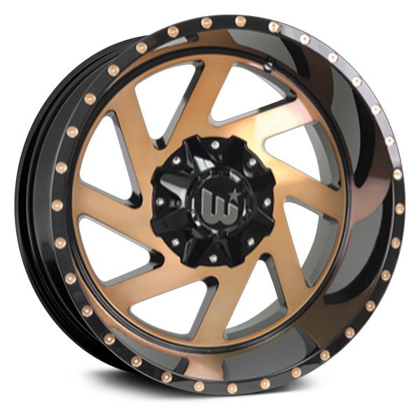 WESTERN® - CACTUS Gloss Black with Bronze Face and Rivets