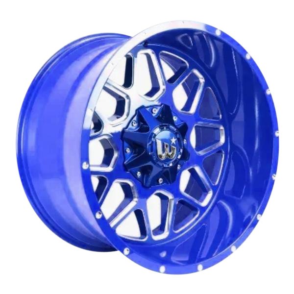WESTERN® - CORRAL Blue with Milled Spokes and Rivets