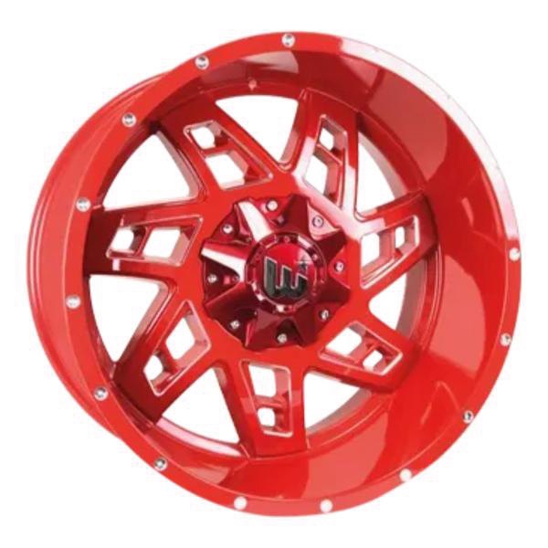 WESTERN® - CORRAL Red with Milled Spokes and Rivets