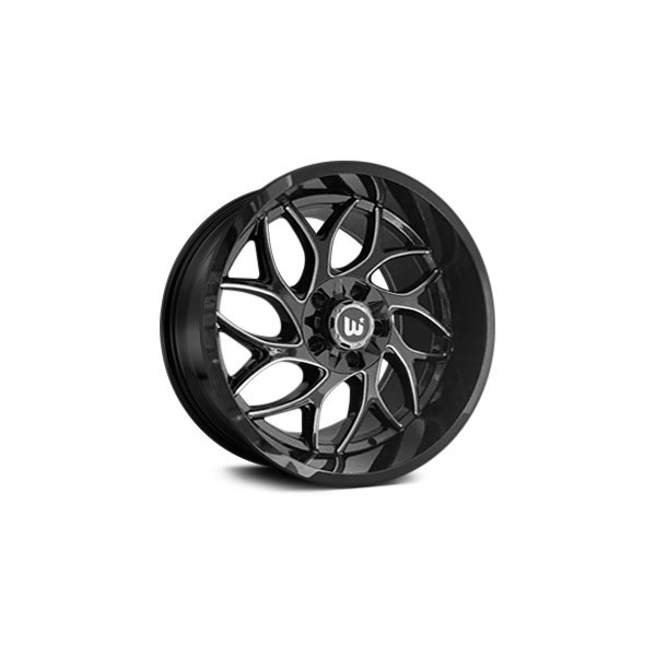 WESTERN® - DUKE Gloss Black with Milled Spokes