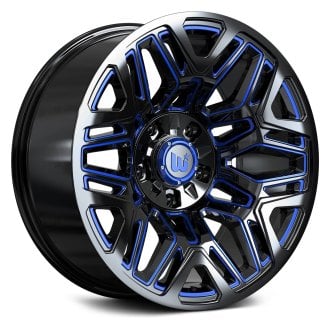 WESROCK® - TUNDRA Gloss Black with Blue Milled Accents