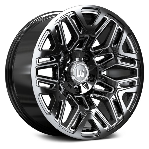 WESTERN® - TUNDRA Gloss Black with Milled Spokes