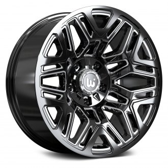 WESROCK® - TUNDRA Gloss Black with Milled Spokes