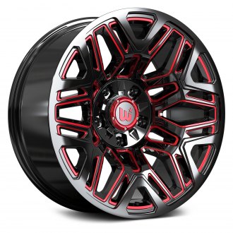 WESROCK® - TUNDRA Gloss Black with Red Milled Accents
