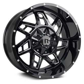 WESROCK® - COLT Gloss Black with Milled Spokes and Rivets