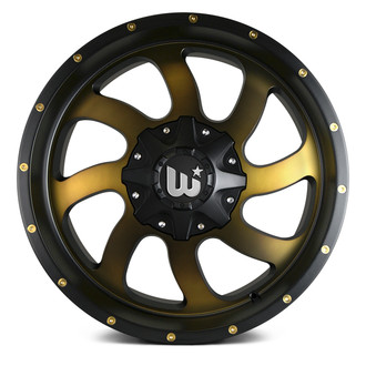 DUSTY Matte Black with Bronze Face and Rivets