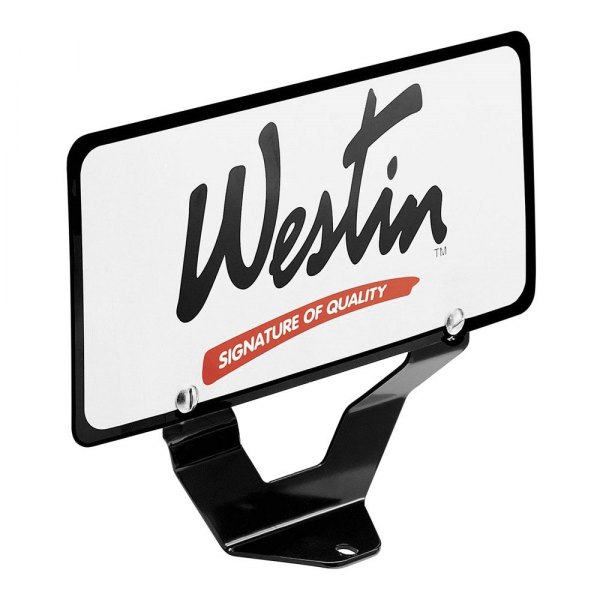 Westin® - Black Powder Coat License Plate Relocator