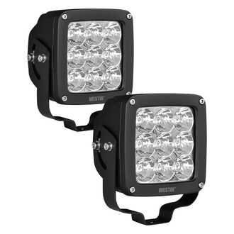 Westin® - Axis Series Stud Mount 4.5" 2x27W Square LED Lights
