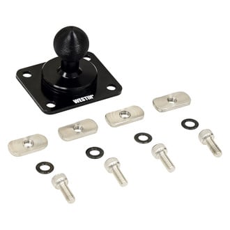 Westin® - Adventure 38mm x 30mm Semi-Gloss Black AMPS Compatible Base Mount