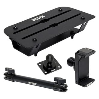 Westin® - Adventure Textured Black Dash Mount Kit
