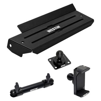 Westin® - Adventure Textured Black Dash Mount Kit