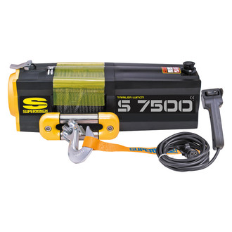 Superwinch® - 7,500 lbs S series Electric Winch with Steel Cable