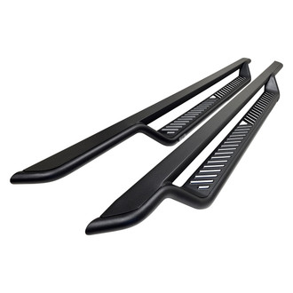 Westin® - Outlaw Cab Length Black Running Boards