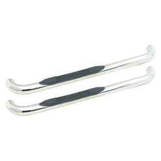 Westin® - 3" E-Series Cab Length Polished Round Step Bars